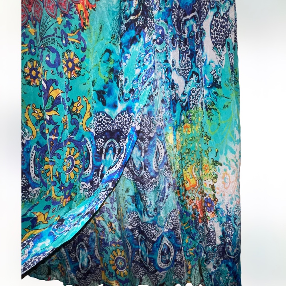 Narcisa Lang dress size M 💯 silk viscose - Picture 9 of 16